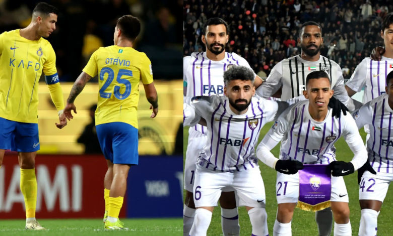 ملخص وأهداف مباراة العين ضد النصر في ربع نهائي دوري أبطال آسيا